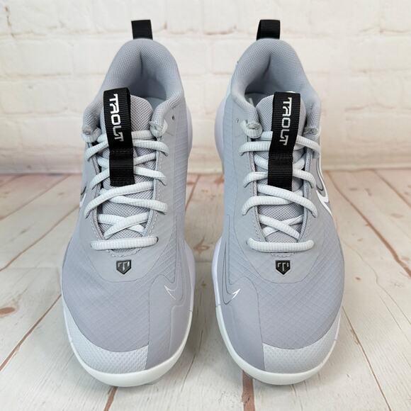 Nike Force Trout 9 Pro MCS Grey/White Baseball Cleats Size 4Y (FZ0916-002) - Picture 6 of 10